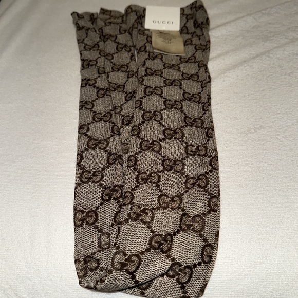Gucci GG Brown monogram tights - Picture 4 of 6